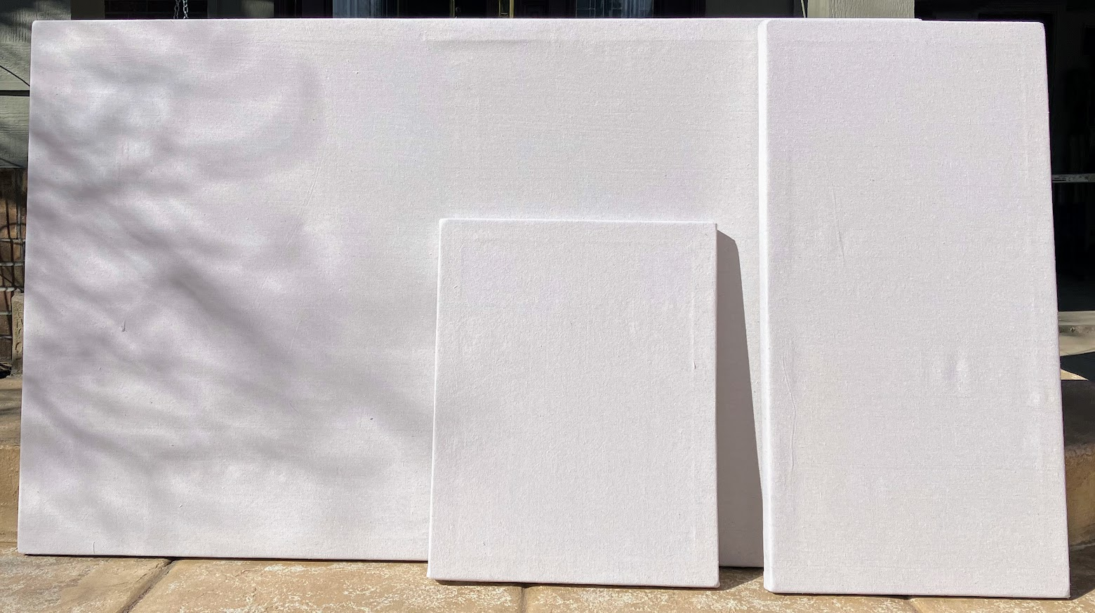 Applying gesso